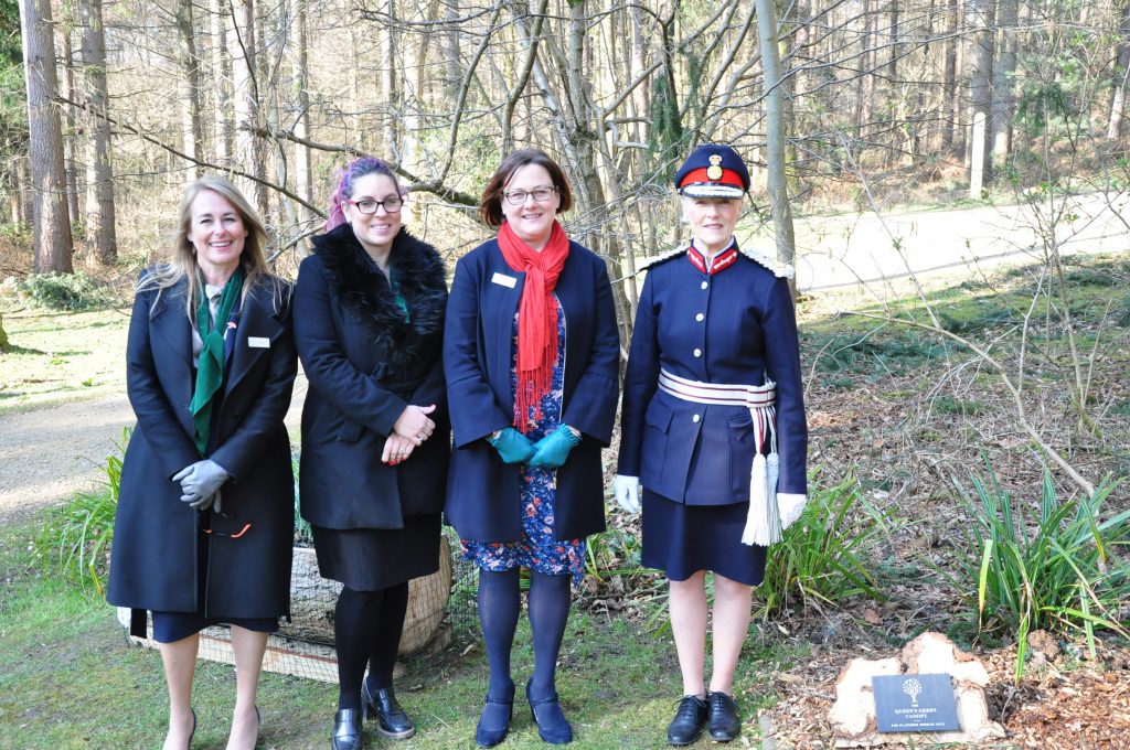 Countess Elizabeth Howe, Lord-Lieutenant of Buckinghamshire with the GreenAcres Chiltern team